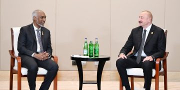President Dr. Muizzu Meets with the President of Azerbaijan