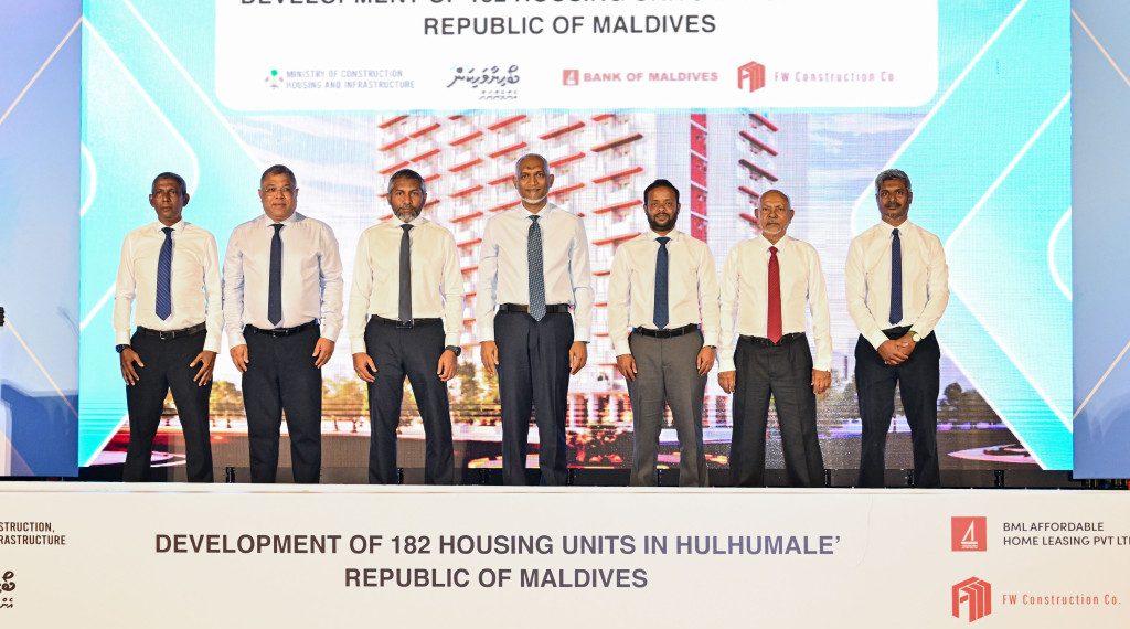 BML breaks ground on 182-unit housing project in Hulhumalé