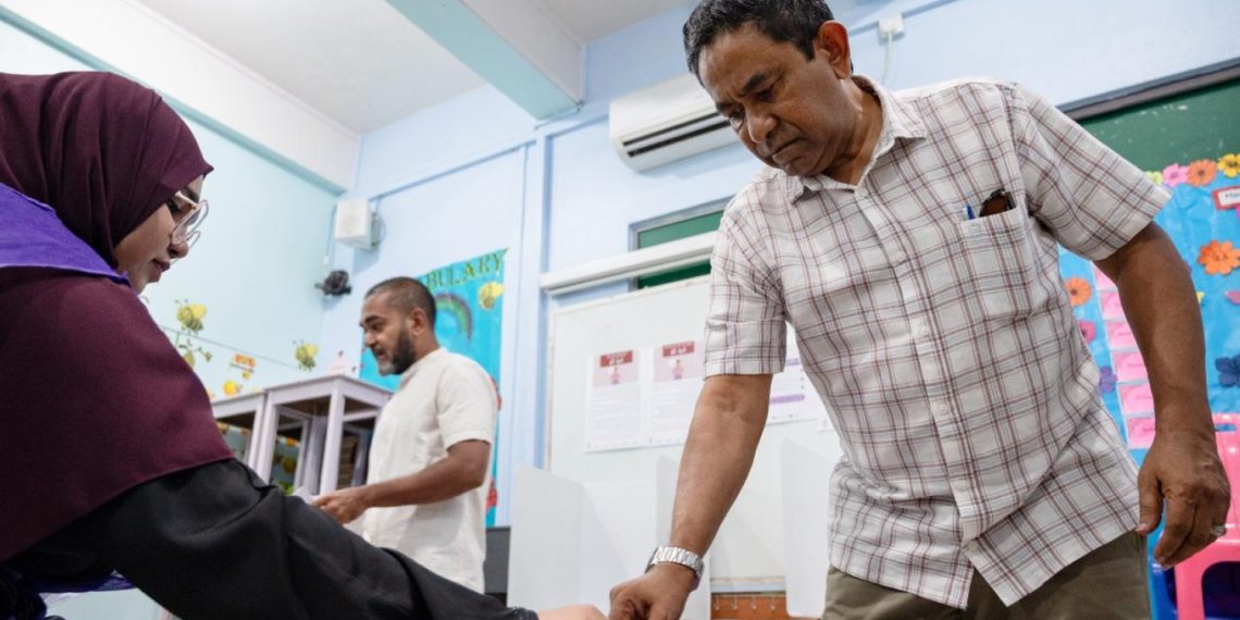 Yameen Urges Public to View Voting as a Civic Duty